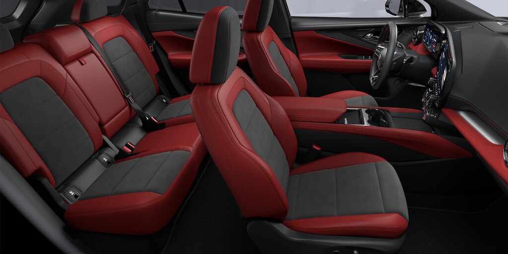 Nueva SUV Chevrolet Blazer con interior black adrenaline red