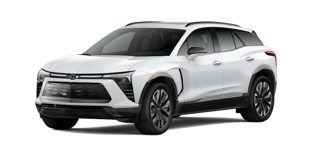 Nueva SUV eléctrica Chevrolet Blazer EV en color blanco